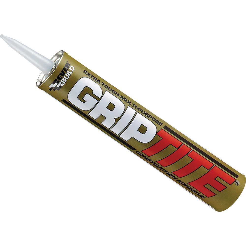Everbuild Griptite Construction Gap Filler and Adhesive Cartridge 350ml - Image 1