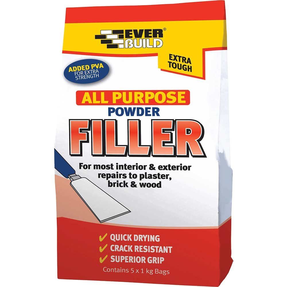 Everbuild All Purpose Powder Filler 5kg - Image 1
