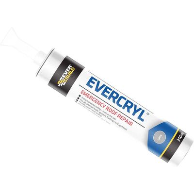 Everbuild Evercryl Emergency Roof Repair Cartridge Grey 310ml