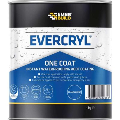 Everbuild Evercryl One Coat Clear 1kg