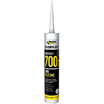 Everbuild Sika 486162 Everflex® 700T Lmn Silicone Black 300Ml - Thumbnail 2