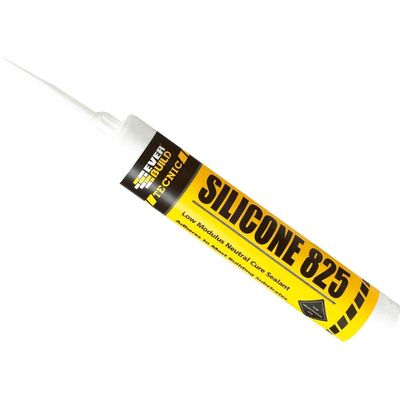 Everbuild Tecnic Silicone Sealant Anthracite 380ml