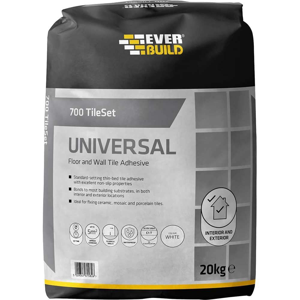 Everbuild 700 Tileset Universal Floor and Wall Tile Adhesive - Image 1
