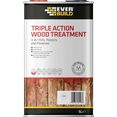 Everbuild Lumberjack Triple Action Wood Treatment 5l