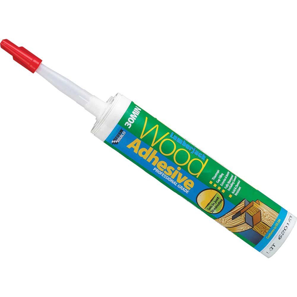 Everbuild Lumberjack 30 Minute Polyure Wood Adhesive Gel 310ml - Image 1