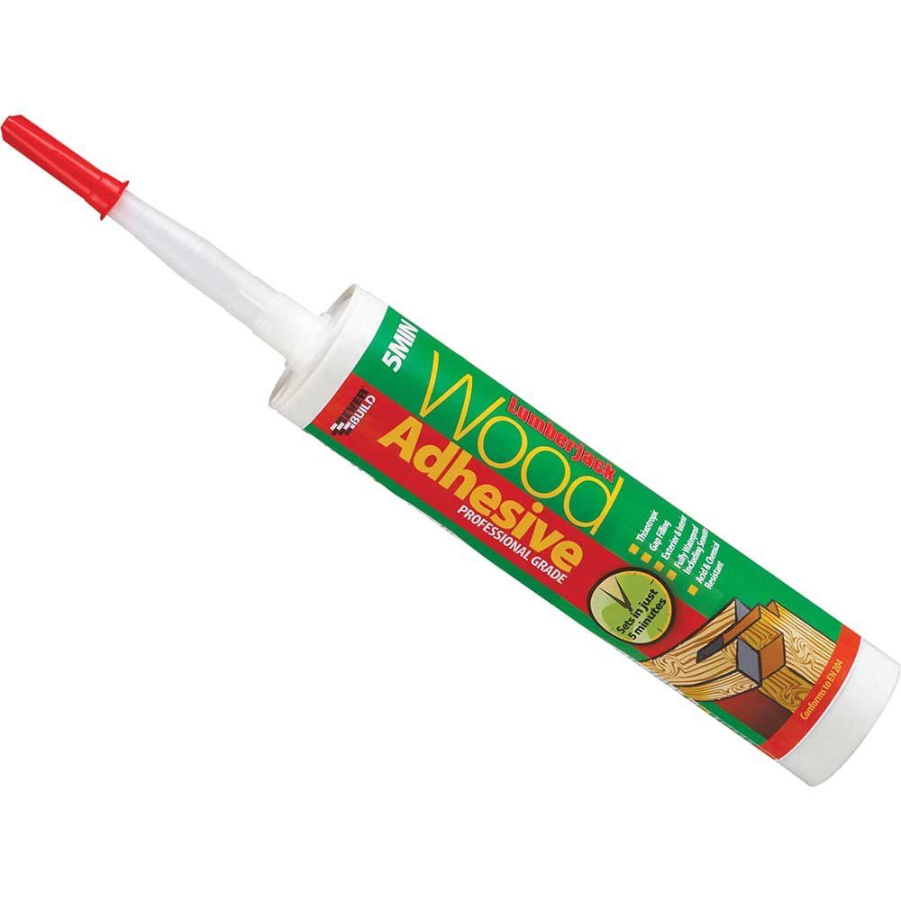 Everbuild 5 Minute Polyure Wood Adhesive Gel 310ml - Image 1