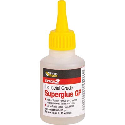 Everbuild Industrial General Purpose Super Glue 20ml