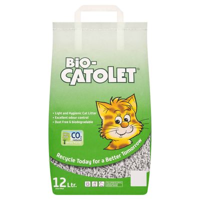 Biocatolet Recycled Paper Cat Litter 12L - Thumbnail 2