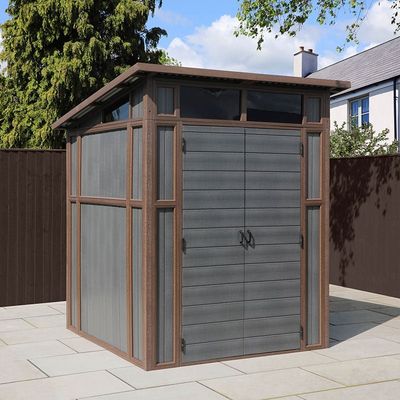 7 x 7 Mercia Premium Composite Pent Shed (2.03m x 2.08m)