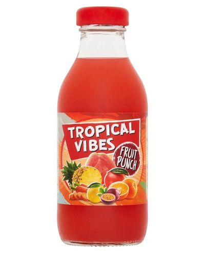Tropical Vibes Fruit Punch Drink Multipack, 15 x 300 ml - Thumbnail 2