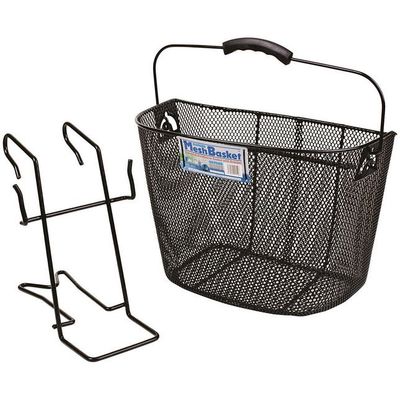 Oxford Black Mesh Basket With Bracket