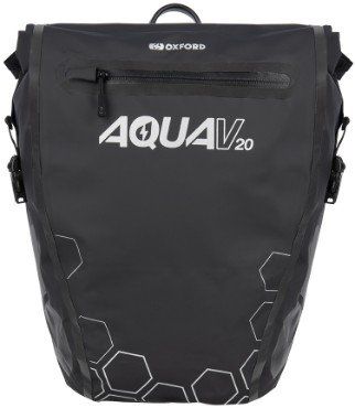 Oxford Aqua V 20 Single QR Pannier Bag Black - Thumbnail 2