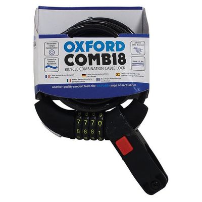 Oxford Cobra Cable Combination Lock