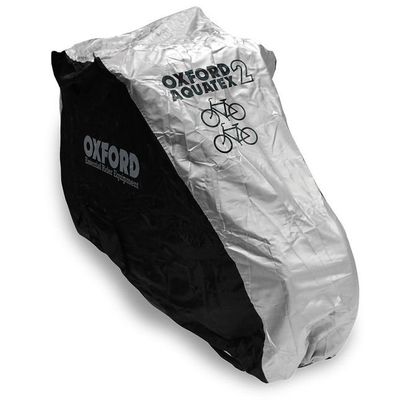 Oxford Aquatex Bicycle Cover Black/Silver - Thumbnail 2