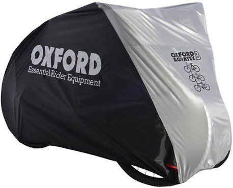 Oxford Aquatex Bicycle Cover Black/Silver - Thumbnail 2