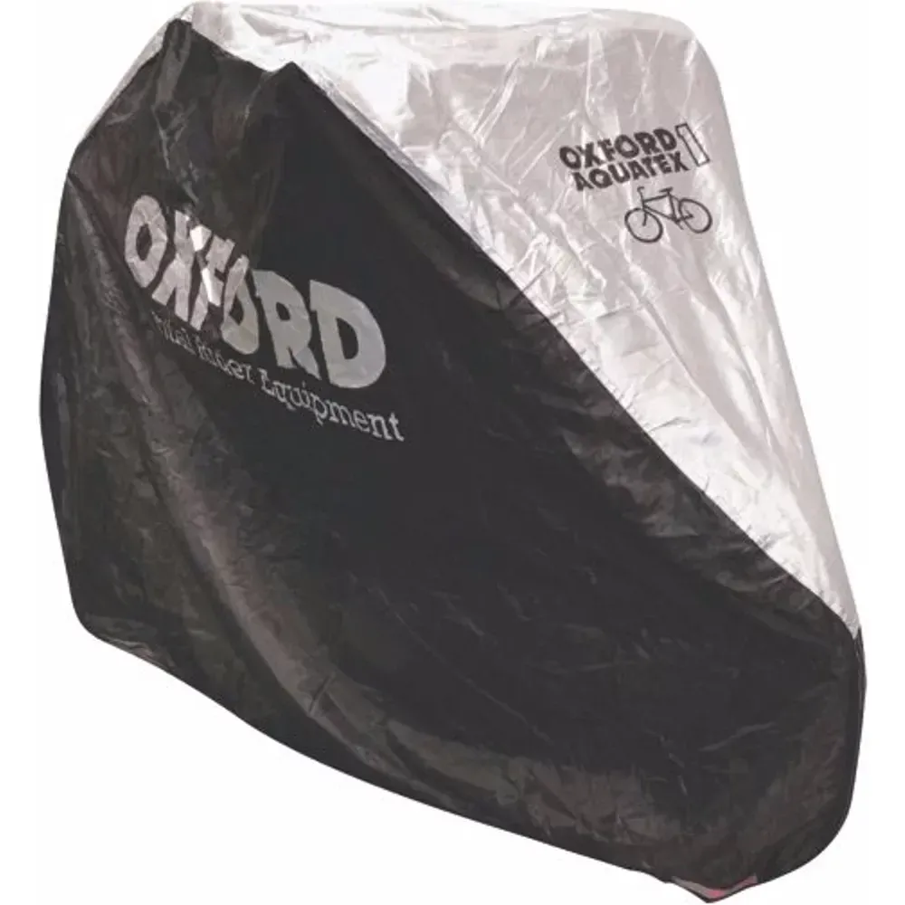 Oxford Aquatex Bicycle Cover Black/Silver - Image 1