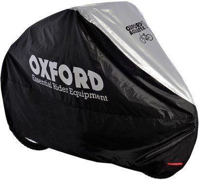 Oxford Aquatex Bicycle Cover Black/Silver - Thumbnail 2