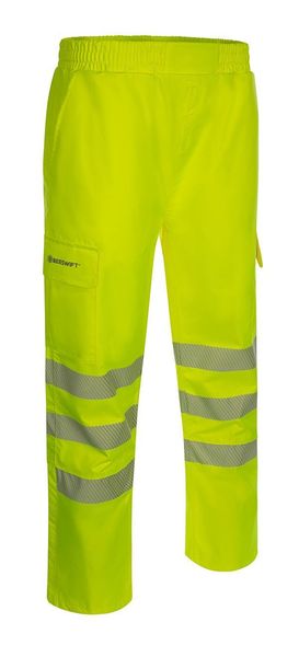 Beeswift Birkdale Trousers EN ISO20471 Saturn Yellow Large (Pack 1) - BITSYL - Thumbnail 2
