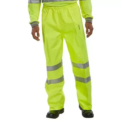 Beeswift Birkdale Trousers EN ISO20471 Saturn Yellow Medium (Pack 1) - BITSYM - Image 1