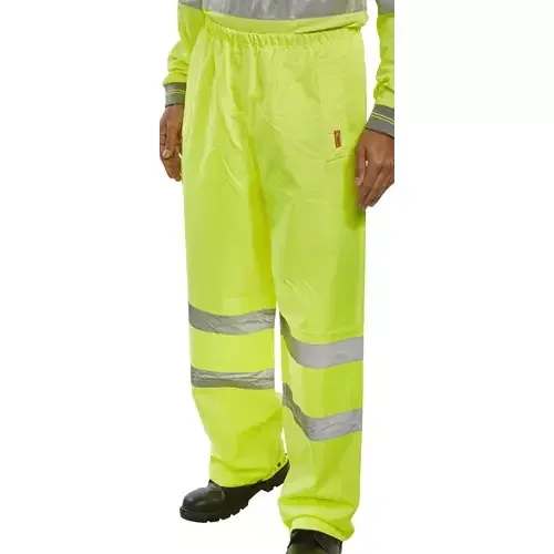 Beeswift Trousers EN ISO 20471 Saturn Yellow Medium (Pack 1) - TENSYM - Image 1