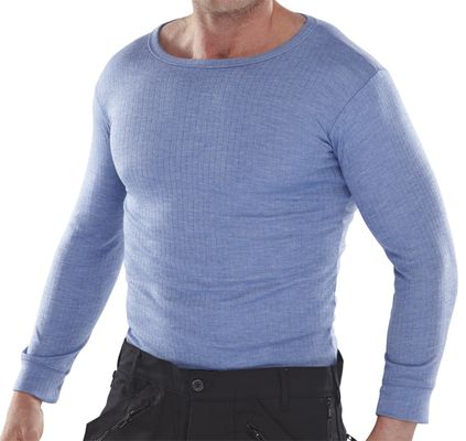 Beeswift Thermal Vest Long Sleeved Blue X Large (Pack 1) - THVLSXL - Thumbnail 2