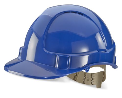 Beeswift Safety Helmet Vented Blue (Pack 1) - BBVSHB - Thumbnail 2