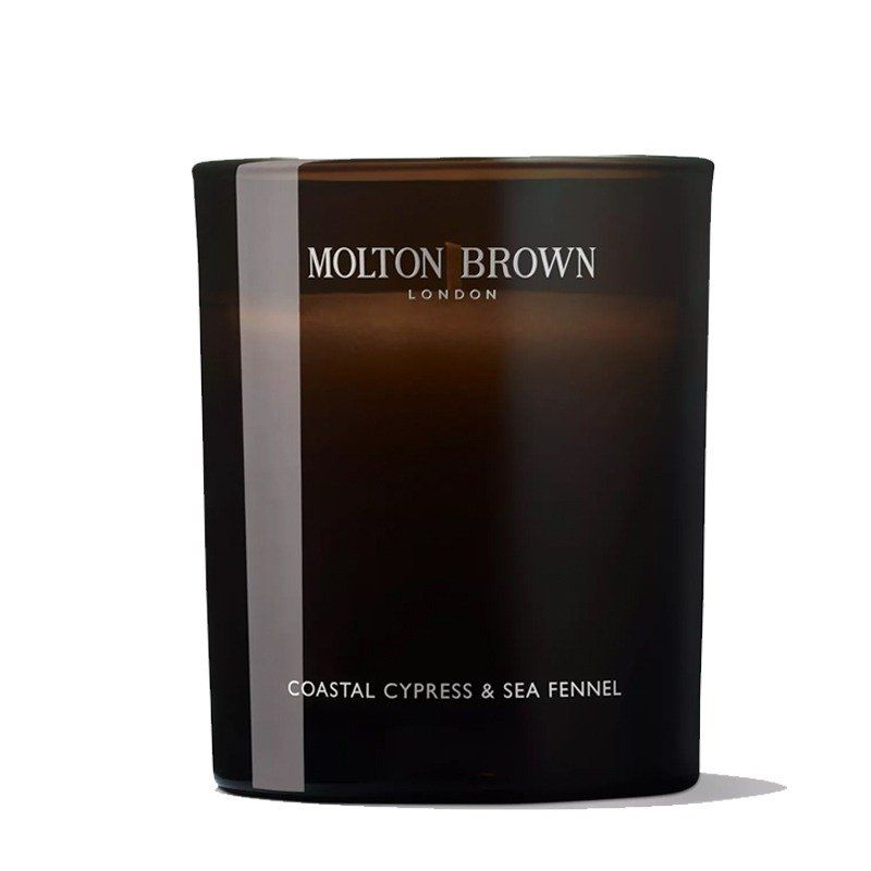 Molton Brown Coastal Cypress Single Wick Candle - Image 1
