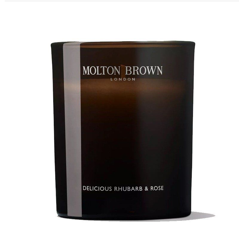 Molton Brown Rhubarb & Rose Single Wick Candle - Image 1