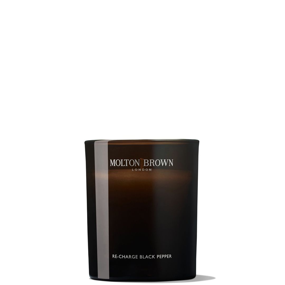 Molton Brown Re-Charge Black Pepper Signature Scented Single Wick Candle 190g - Image 1