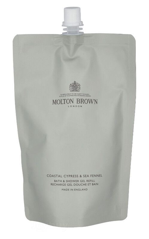 Molton Brown Coastal Cypress and Sea Fennel Bath and Shower Gel Refill 400ml - Image 1