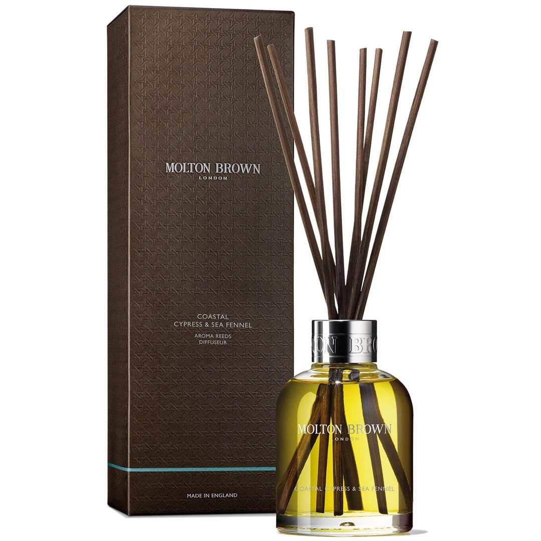 Molton Brown Coastal Cypress and Sea Fennel Aroma Reeds 150ml - Image 1