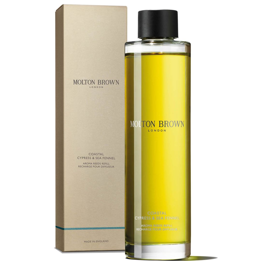 Molton Brown Coastal Cypress and Sea Fennel Aroma Reeds 150ml Refill - Image 1