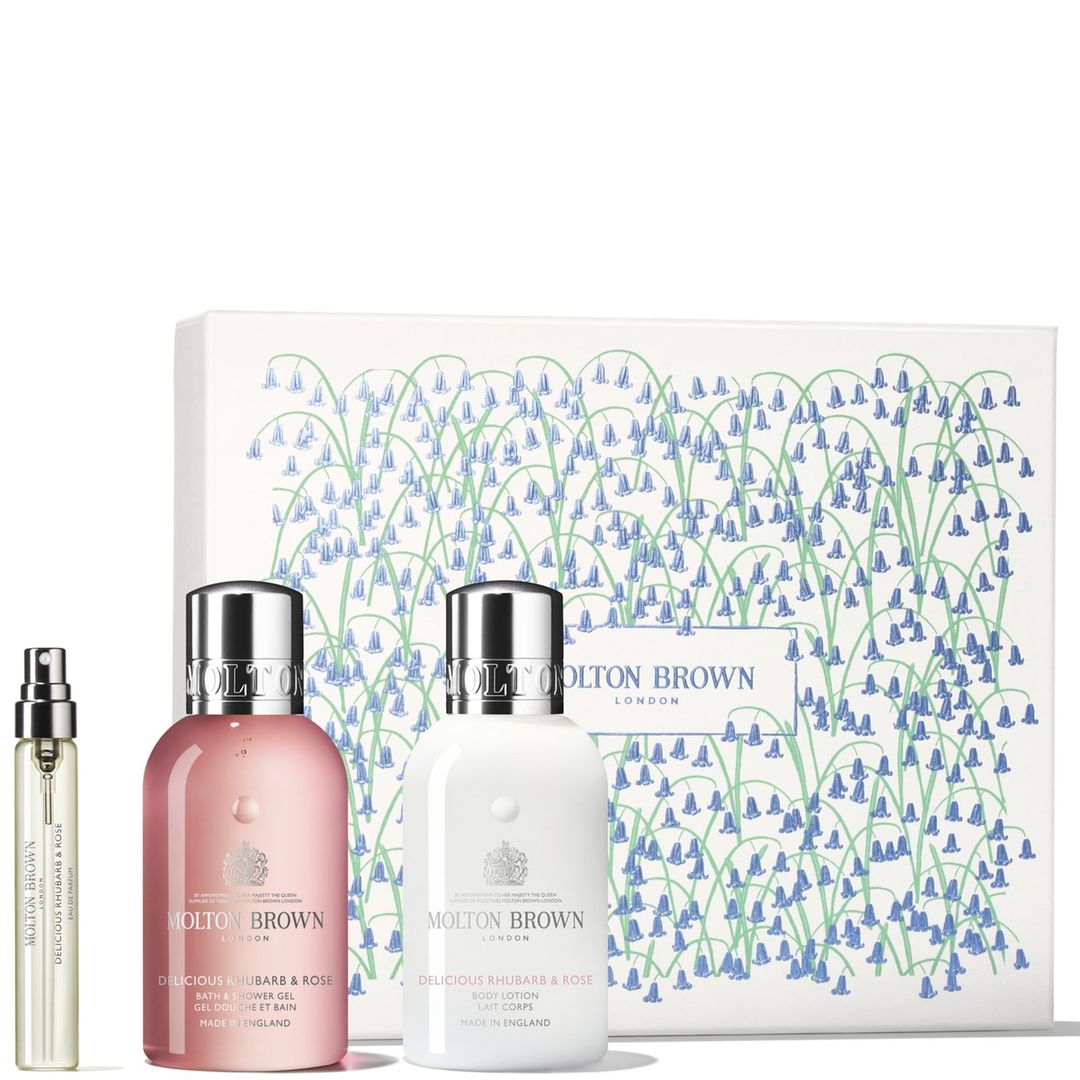 Molton Brown Delicious Rhubarb & Rose Collection Voyage - Image 1