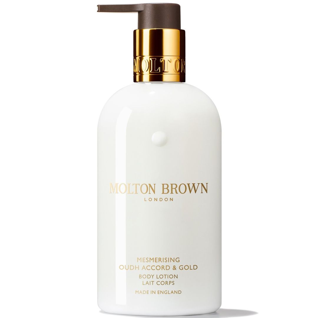 Molton Brown Mesmerising Oudh Accord and Gold Body Lotion 300ml - Image 1