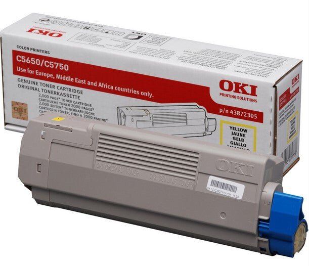 OKI 43872305 toner cartridge 1 pc(s) Original Yellow - Image 1