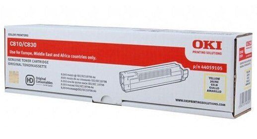 OKI 44059105 toner cartridge 1 pc(s) Original Yellow - Image 1