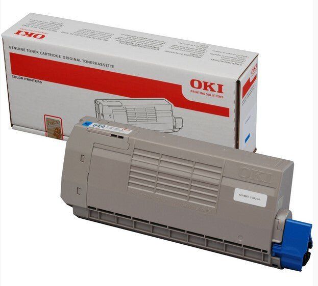OKI Cyan Toner Cartridge. Colour toner page yield: 11500 pages Printing colours: Cyan - Image 1