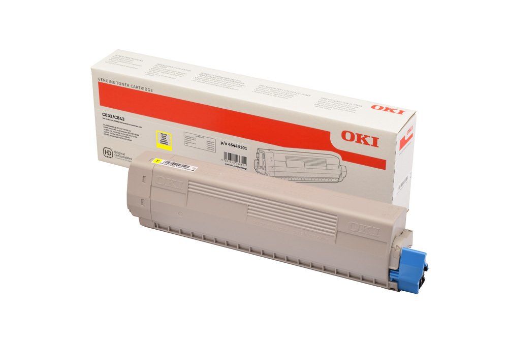 OKI 46443101 toner cartridge 1 pc(s) Original Yellow - Image 1