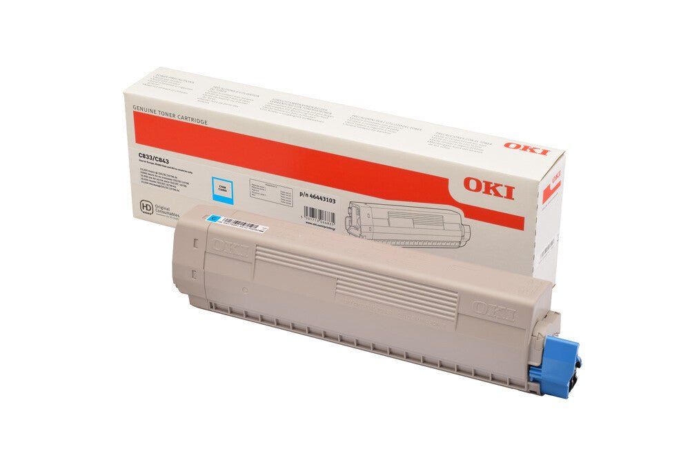 OKI 46443103 toner cartridge 1 pc(s) Original Cyan - Image 1