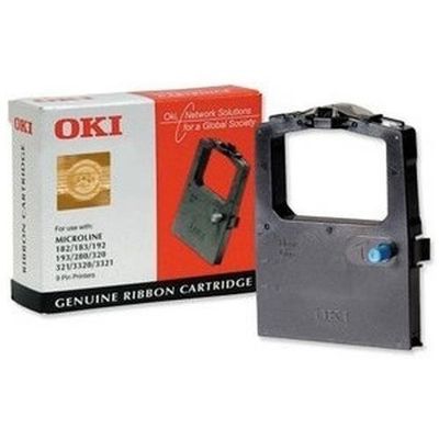 OKI 09002303 Nylon black. 3.000K characters for OKI ML 182
