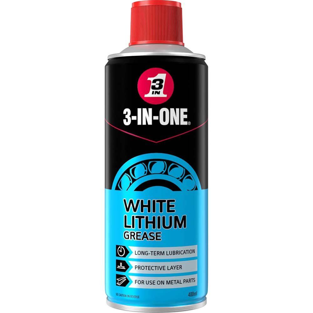 3 In 1 Professional White Lithium Grease 400ml - Image 1