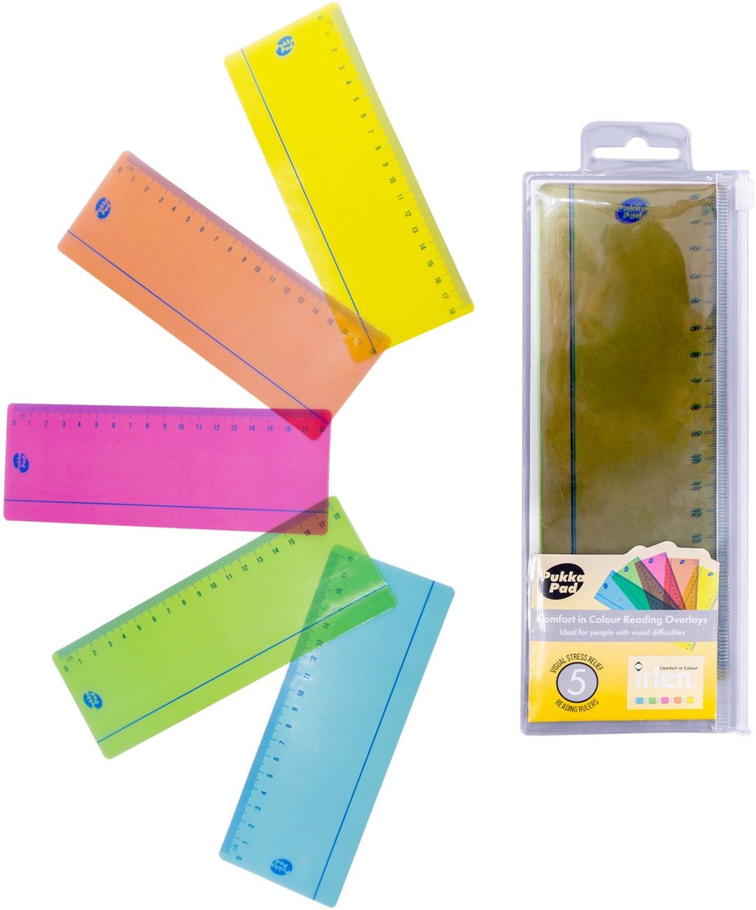 Pukka Pad Pukka Irlen Reading Ruler IRLOVERLAY - Image 1