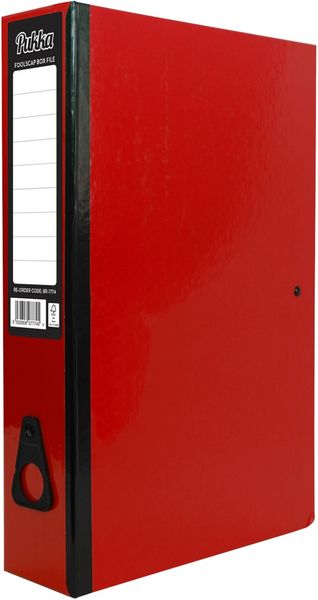 Pukka Brights Box File Foolscap Red (10 Pack) BR-7774