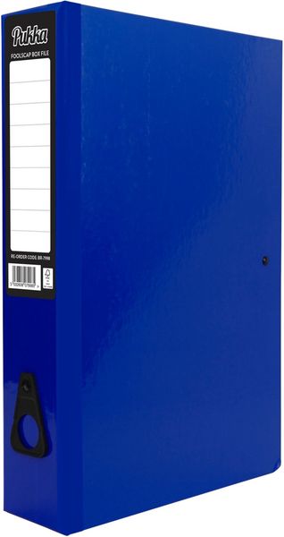 Pukka Brights Box File Foolscap Navy (10 Pack) BR-7998