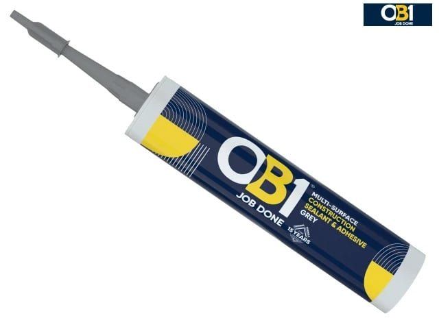 Ob1® 30617357 Hybrid Sealant & Adhesive Grey 290Ml - Image 1
