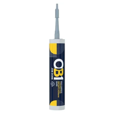 OB1 Hybrid Sealant & Adhesive Silver 290ml - White - Thumbnail 2