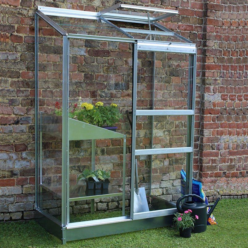 4'4 x 2'4 Halls Wall Garden 24 Small Greenhouse (1.32 x 0.69m) - Image 1