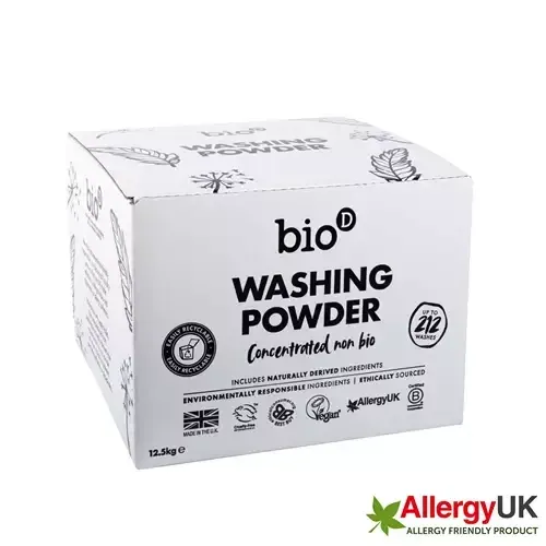 Bio D Unscented Laundry Powder Non Bio 12.5kg Pack- BWP12A - Image 1