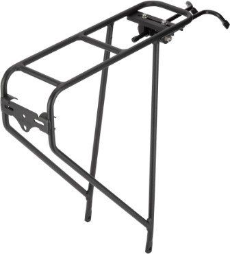 Tortec Tour Ultra-lite Rear Pannier Rack - Colour: Black - Image 1