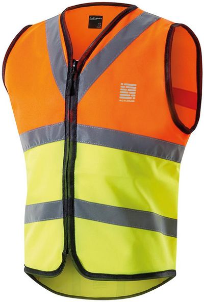 Altura Kids Night Vision Safety Vest Hi-Vis Orange/Yellow - Thumbnail 2